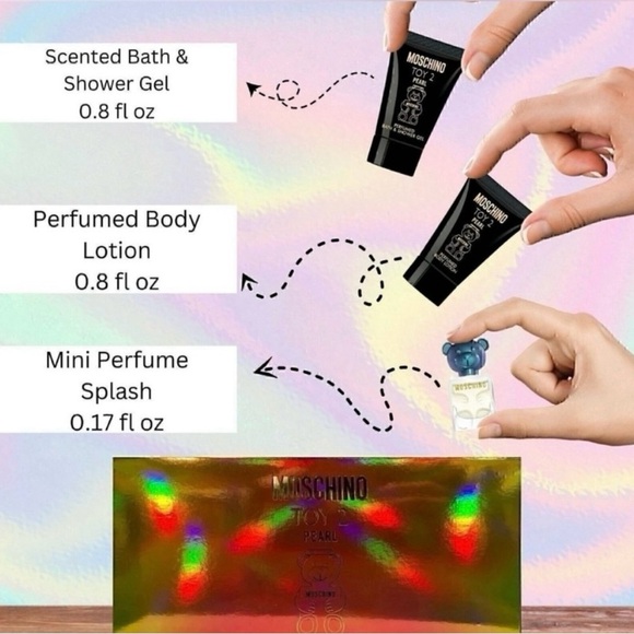 MOSCHINO Toy 2 Pearl Boxed Set $50 Size: OS Moschino NWT NIB - Picture 4 of 5